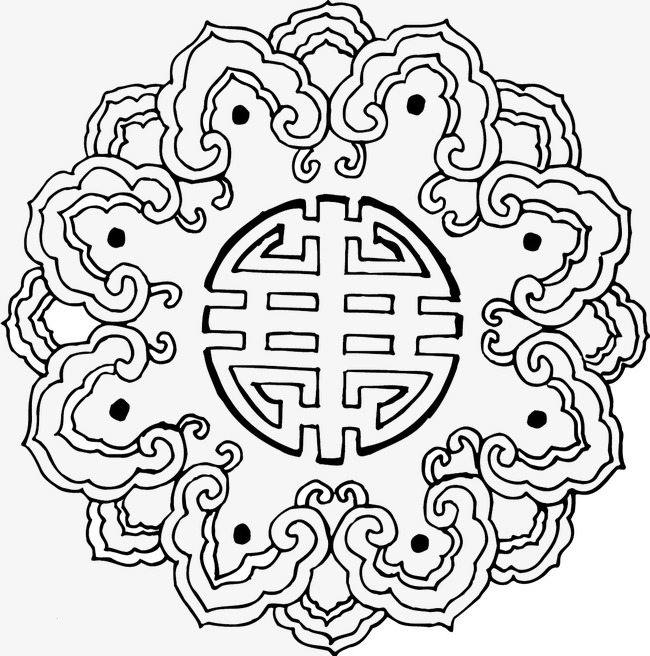 650x656 Hand Drawing, Black, Pattern, Retro Png And Psd File For Free Download