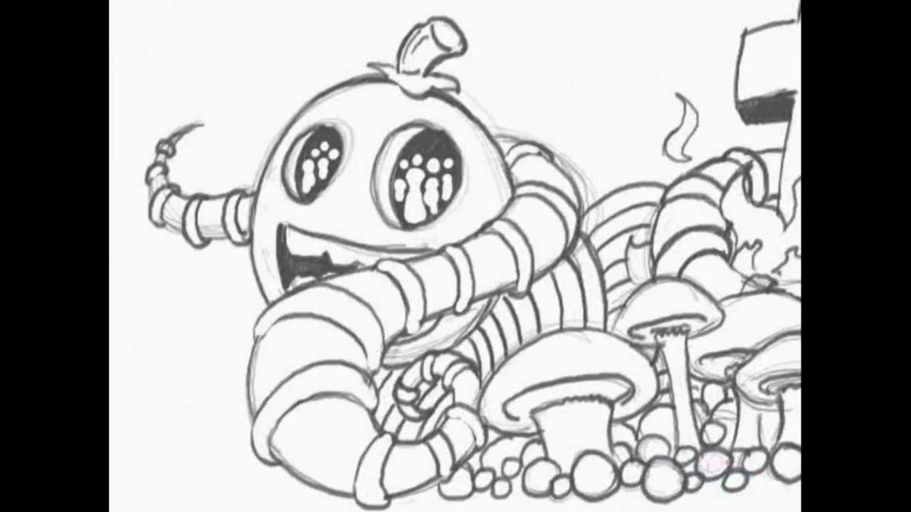 1280x720 Psychedelic Art Speed Drawing