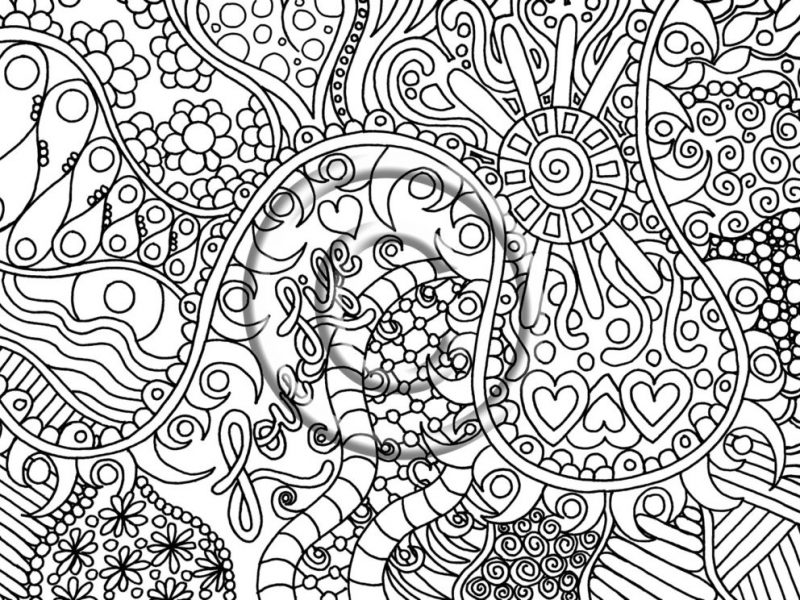 800x600 Download Psychedelic Drawing To Coloring Pages