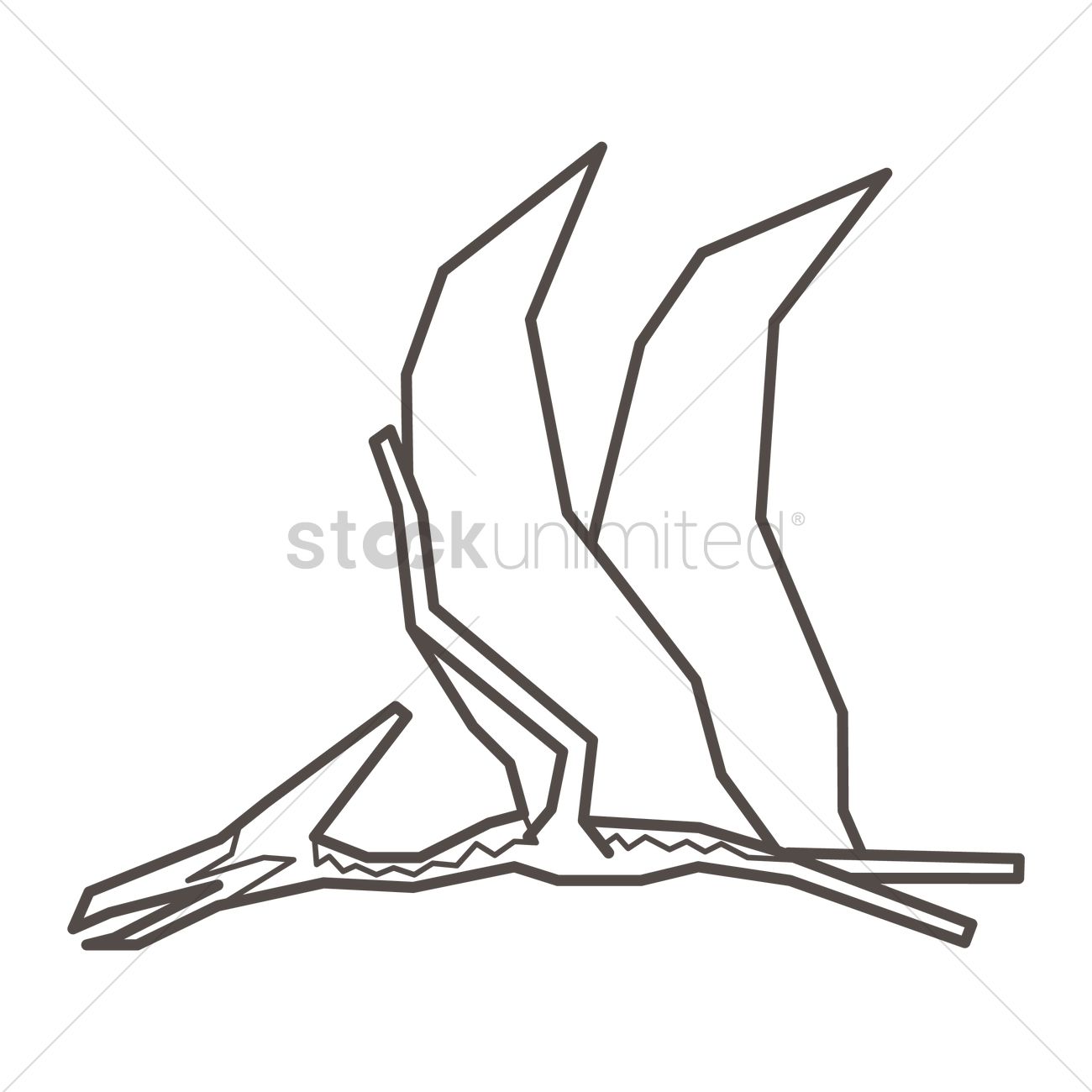 1300x1300 Pteranodon Vector Image