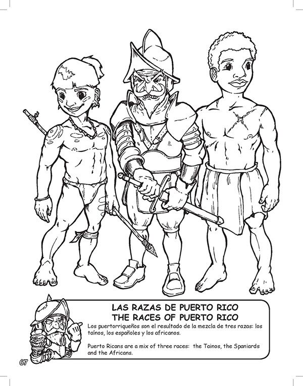600x765 Puerto Rico Coloring Learning Activity Book On Behance History