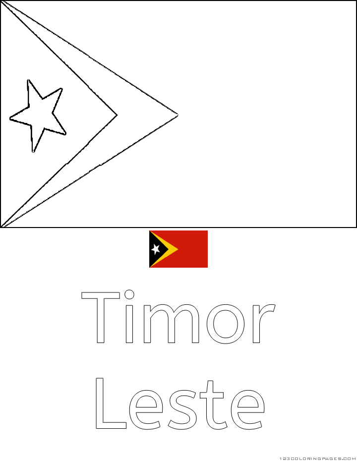 720x930 Country Flags Coloring Pages
