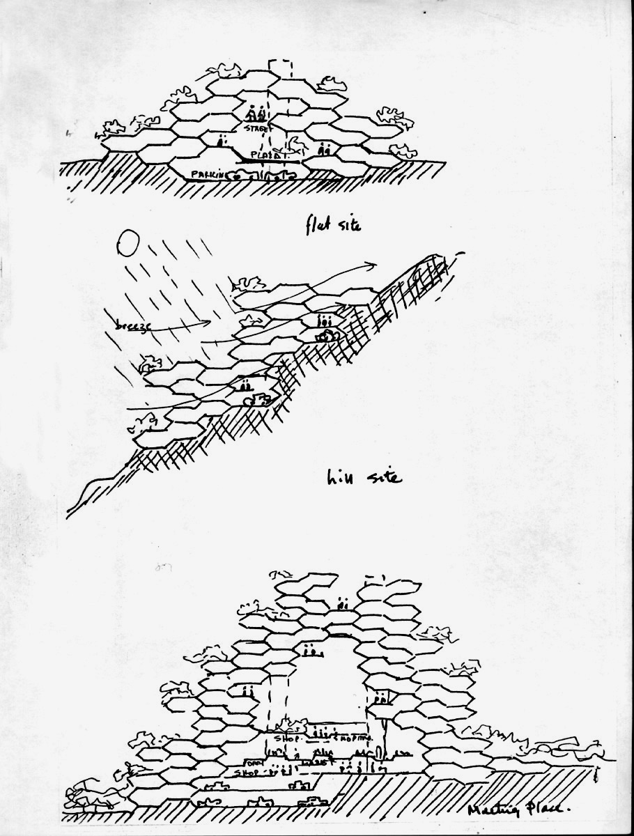 910x1200 Moshe Safdie Puerto Rico Habitat Sketch 1968 Soundtrack 2 My Life