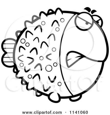 450x470 Puffer Fish Clip Art