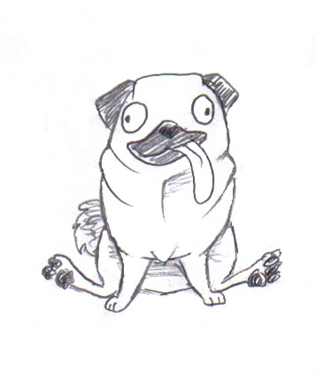 357x430 Buggy Pug By Ecliptoid
