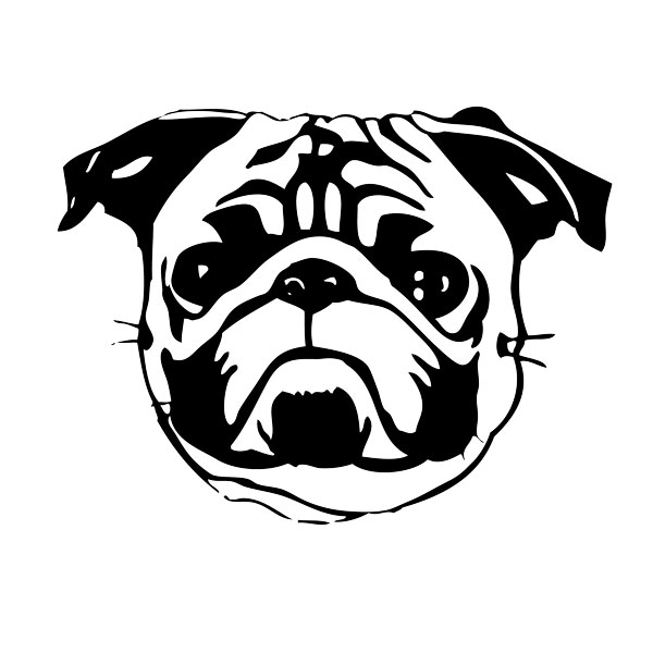 600x600 Pug Face By Romantist Egoist