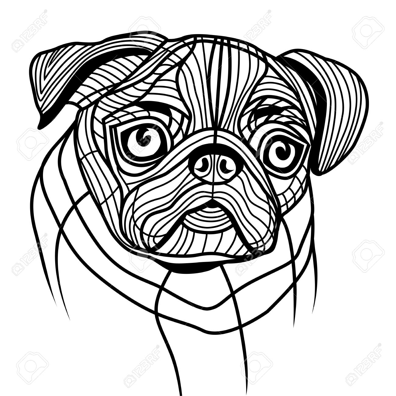 1300x1300 9 Pug Tattoo Art Designs Gallery