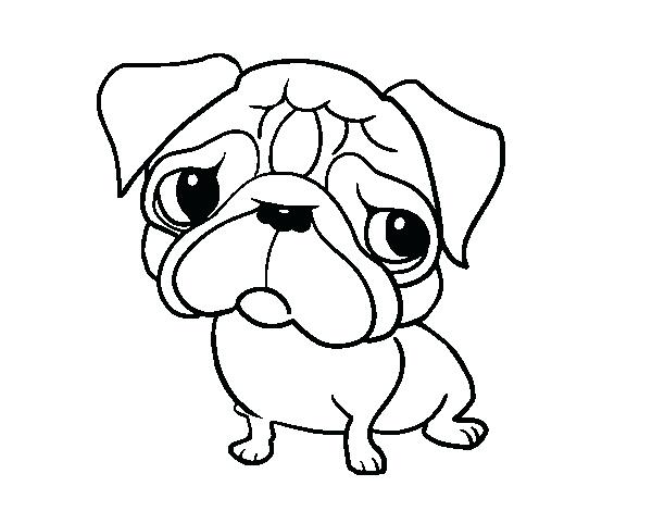 600x470 Pug Coloring Pages Also Like This Item Pug Puppy Coloring Pages