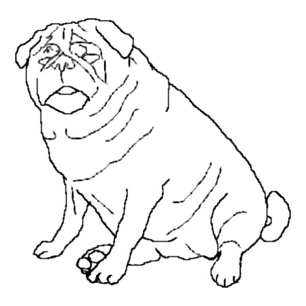 600x600 Good Pug Coloring Pages Best Of Pugs Images On Books Dog Cartoon