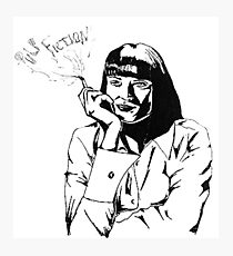 210x230 Pulp Fiction Drawing Photographic Prints Redbubble
