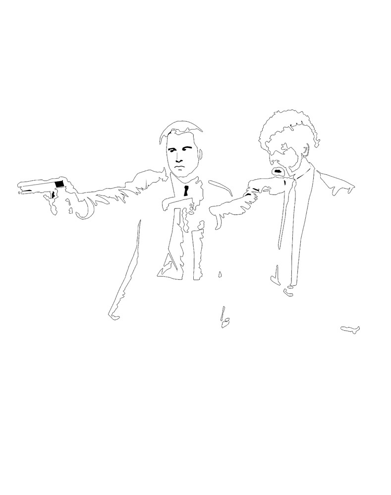 789x1000 Pulp Fiction Gun By Pingpaz Redbubble