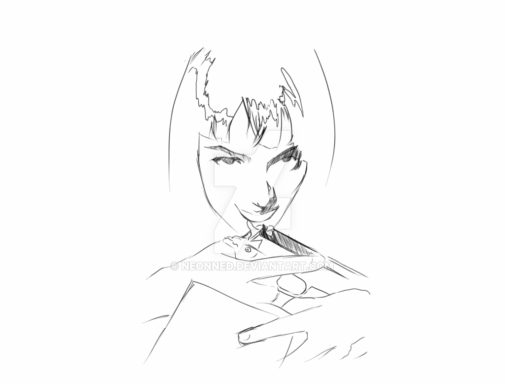 1024x778 Uma Thurman (Pulp Fiction) By Neonned