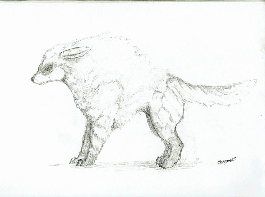 900x670 Fuzz Mutt Drawing By Hassan Amie