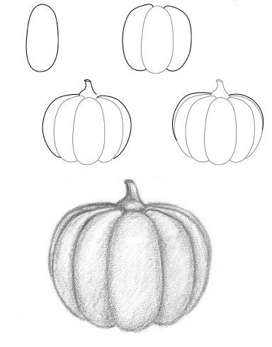 384x490 Learn To Draw For Kids. Halloween Pumpkin Drawing Tutorial How