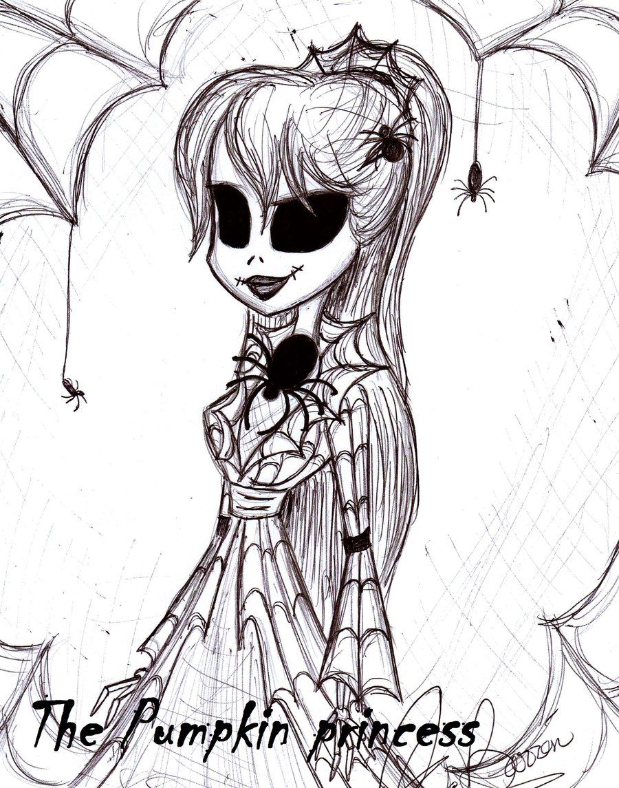 900x1145 The Pumpkin Princess By Jackfreak1994