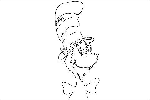 480x320 Cat In The Hat Pumpkin Stencil Halloween Food Amp Crafts