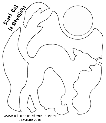 350x405 31 Free Pumpkin Carving Stencils Of Cats For A Purrfect Halloween