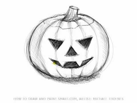 480x360 Drawing Lessons How To Draw Halloween Pictures