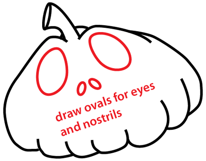 425x331 How To Draw Scarecrows With Pumpkin Heads With Easy Steps