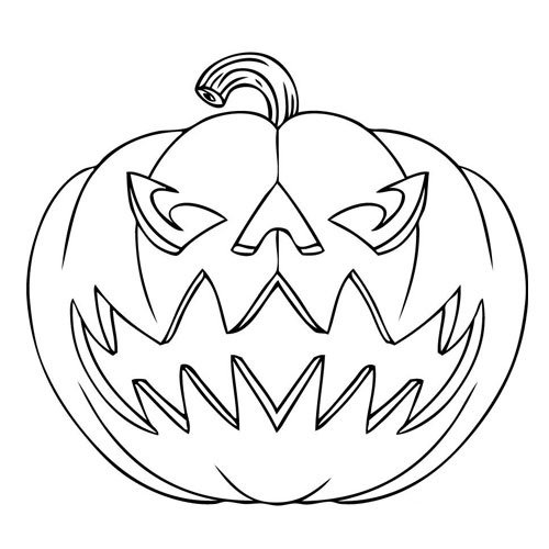 500x500 Learn To Draw For Kids. Halloween Pumpkin Drawing Tutorial How