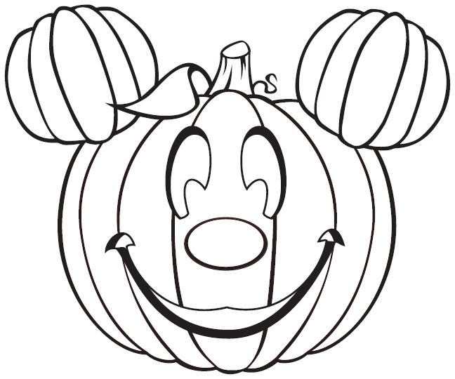 648x540 Funny Pumpkin For Halloween Coloring Pages