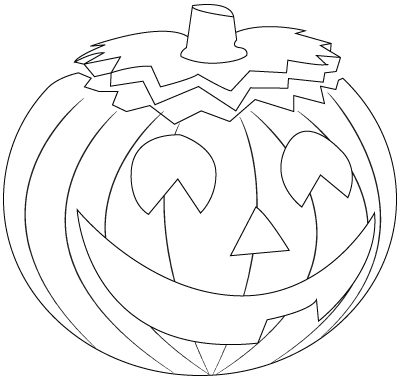 400x380 Pumpkin Drawing Childrens Drawings