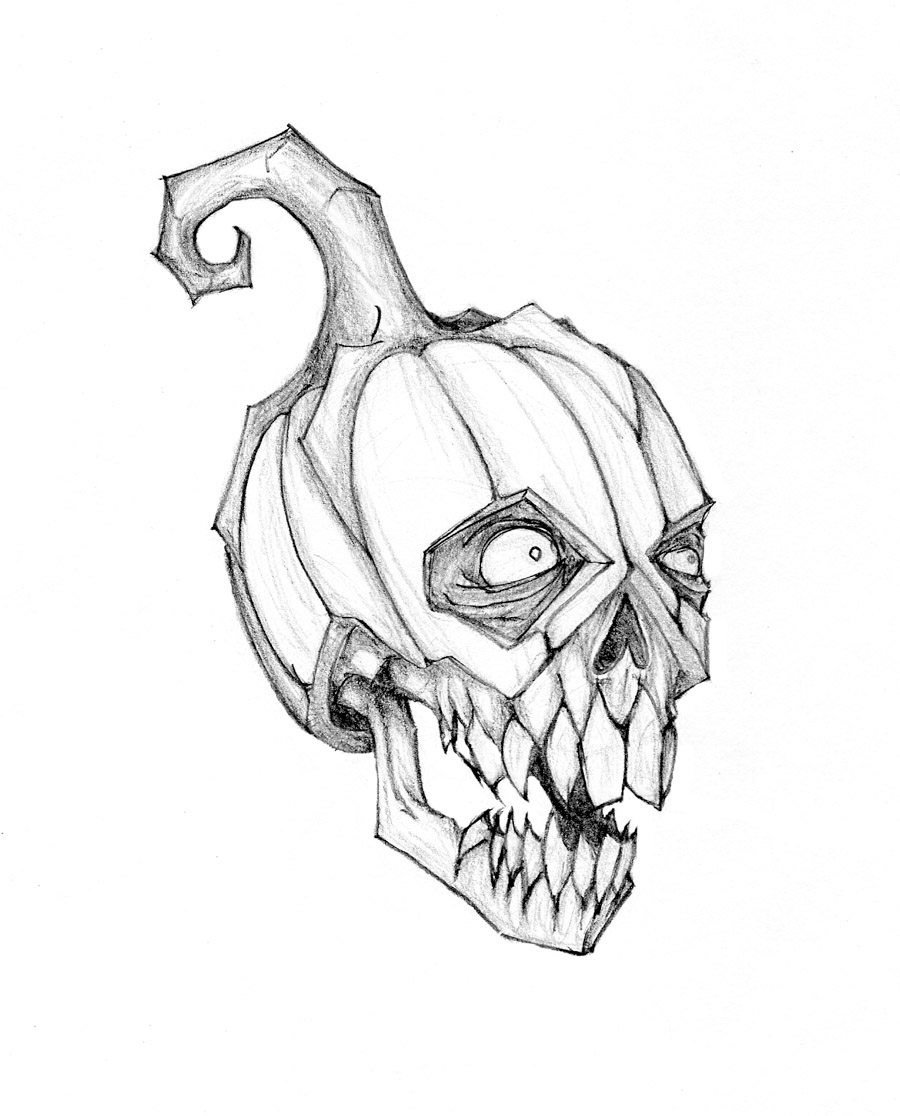 900x1116 Drawn Pumpkin Pumpkin Head