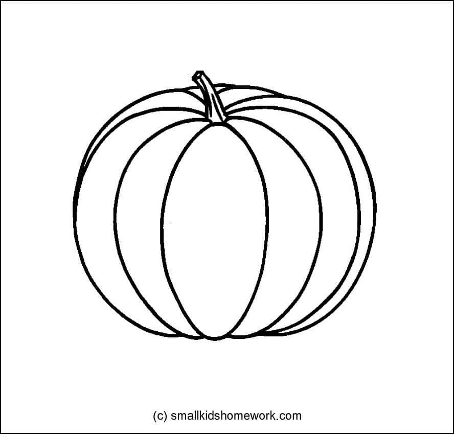 Pumpkin Drawing Outline at GetDrawings | Free download