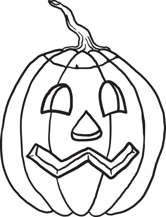 538x700 Free Printable Pumpkin Coloring Pages