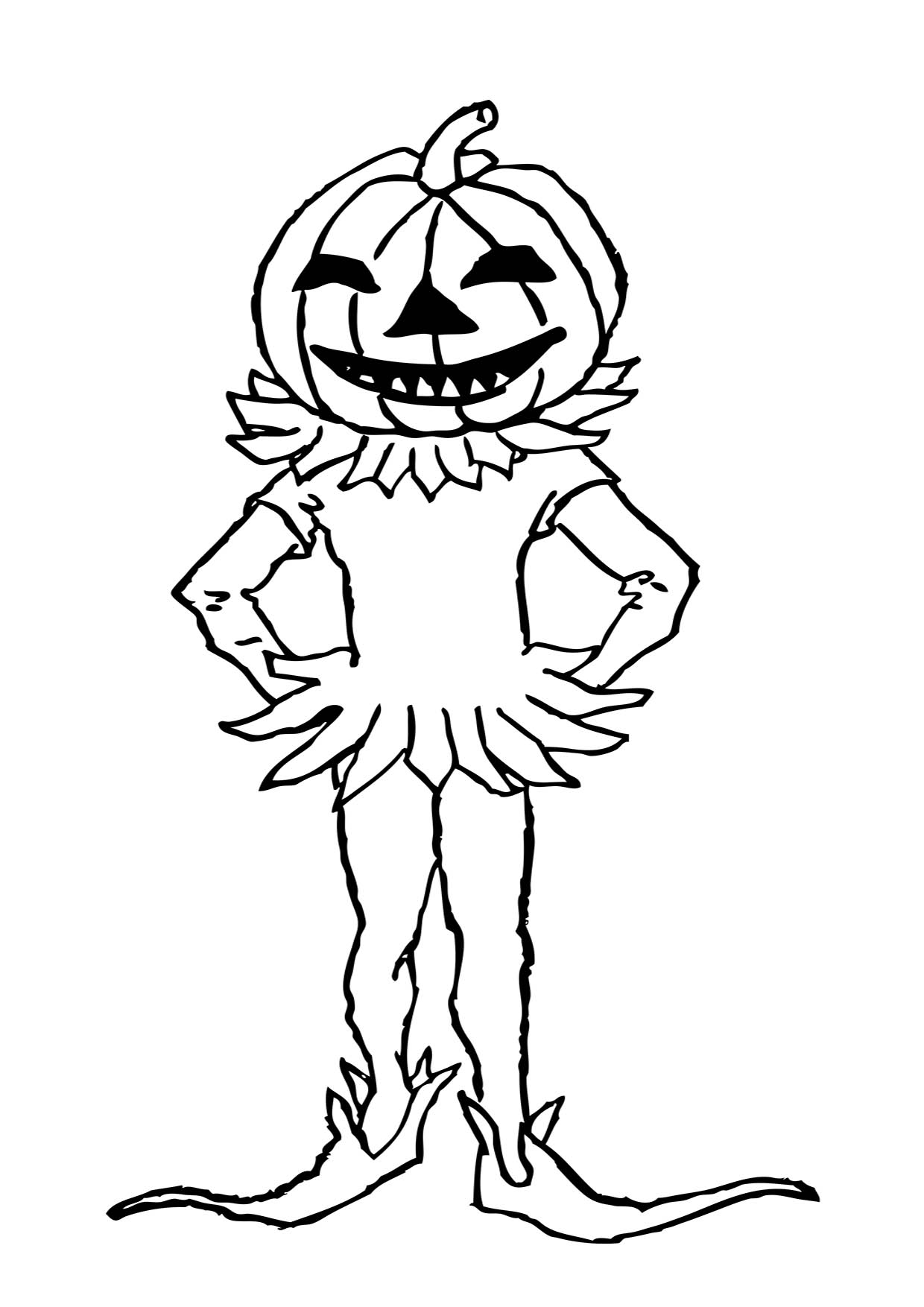 1240x1754 Halloween Coloring Pages