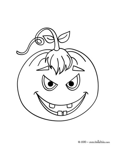 364x470 Pumpkin With Bats And Cats Coloring Pages