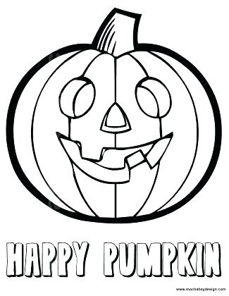 325x420 Printable Pumpkin Coloring Pages