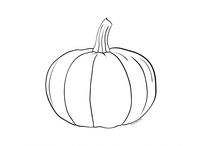 687x497 Coloring Pages Dazzling Pumpkin Color Sheet Patch Coloring Page