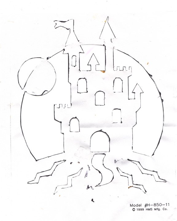 576x720 Haunted House Clipart Pumpkin Template