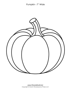 297x384 Pumpkin Templates Paper Pumpkins Printables For Halloween Pdf