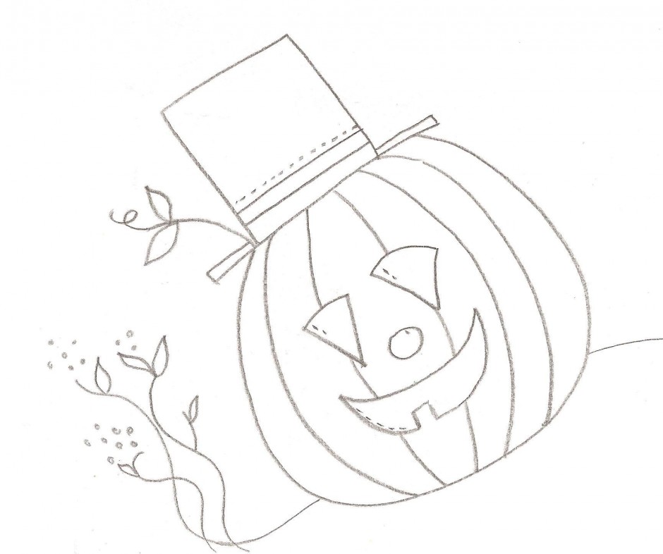 940x786 Blank Pumpkin Template 558642