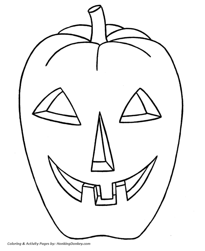 670x820 Halloween Pumpkin Coloring Pages