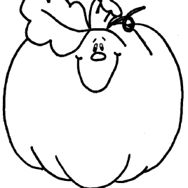 268x268 Pumpkin Face Coloring Page Kids Drawing And Coloring Pages