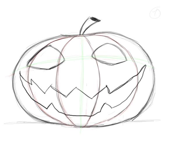 600x500 Drawing Pumpkin Faces 09