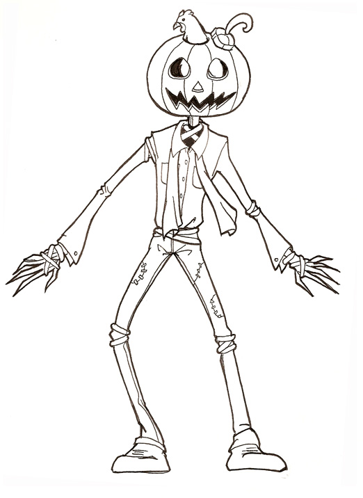 522x716 Jack Pumpkinhead By Flashfek4
