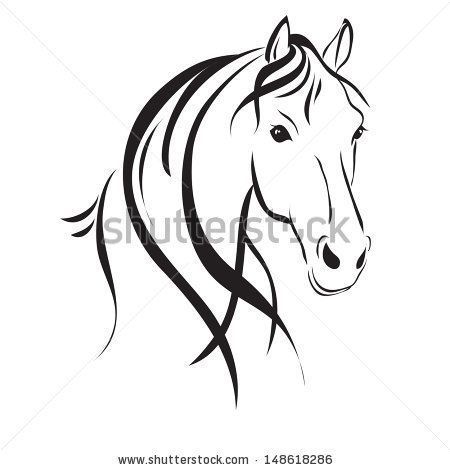 450x470 Nice Pumpkin Head Photography Horse Line Drawings Clip Art Line