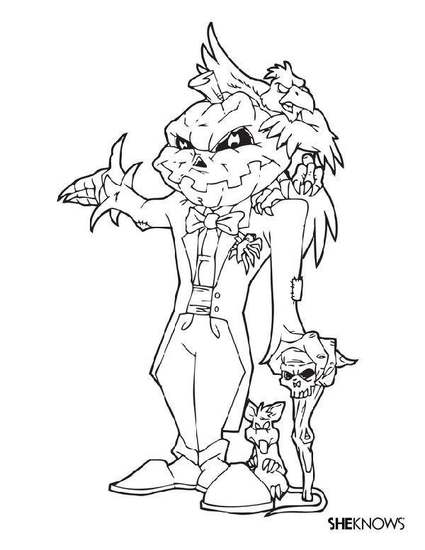 600x776 These Halloween Coloring Pages Are The Perfect Antidote To Fall