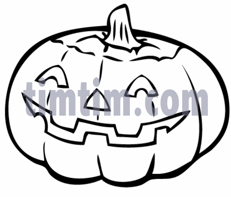 450x383 Drawn Pumpkin Jack O Lantern