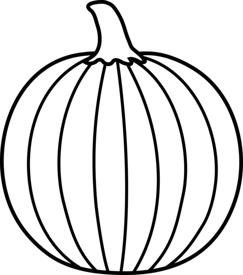 487x550 Pumpkin Clipart Black And White