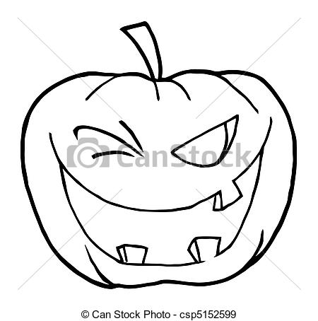 450x454 Pumpkin Outline Drawing Clipart Panda