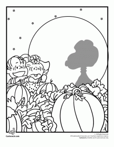 232x300 It's The Great Pumpkin Charlie Brown Coloring Pages