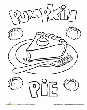301x378 Pumpkin Pie Worksheet