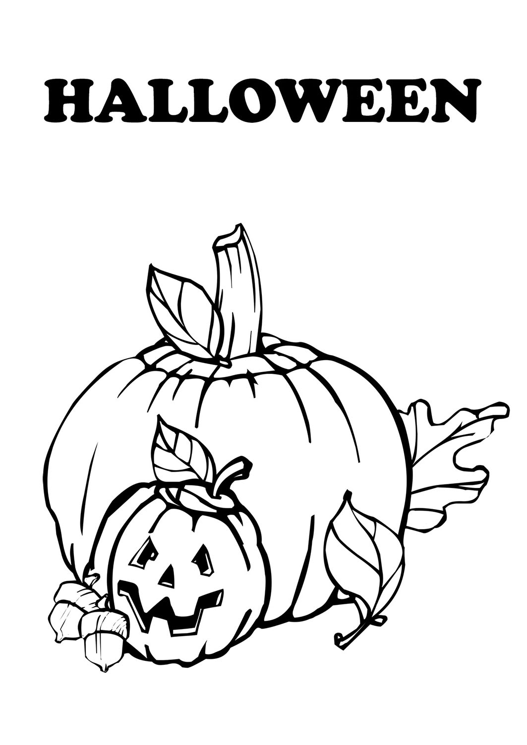 1063x1504 Halloween Coloring Pages