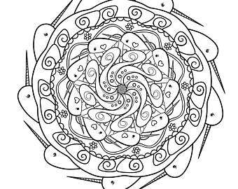 340x270 Items Similar To Printable Color Page Digital Coloring Sheet