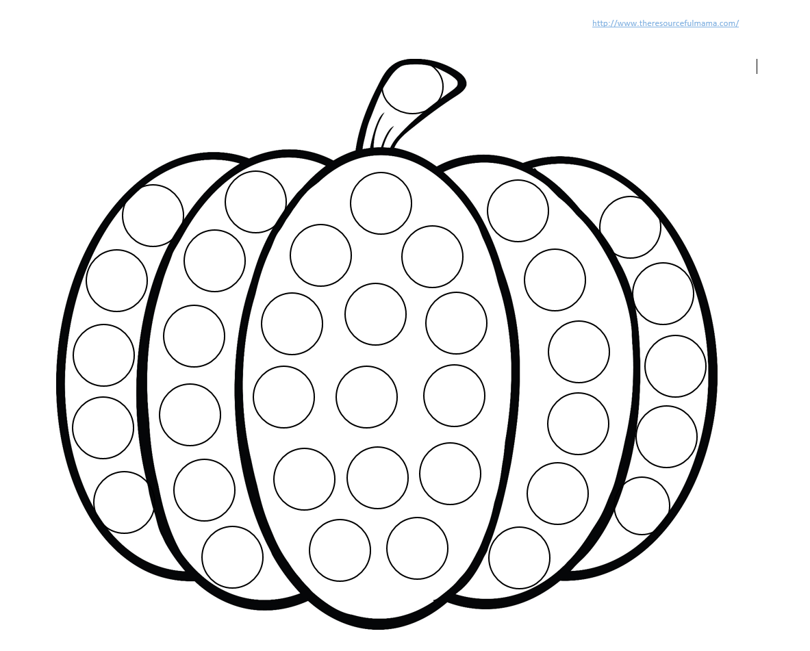 1183x951 Pumpkin Do A Dot Worksheet